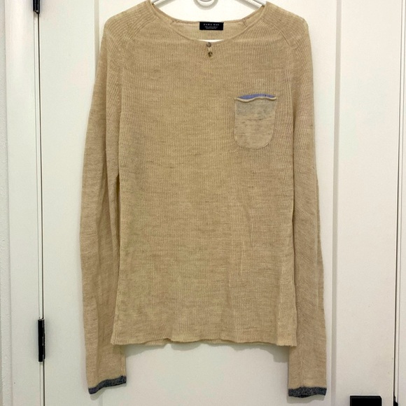 Zara Man Cashmere BlendSweater Size Large